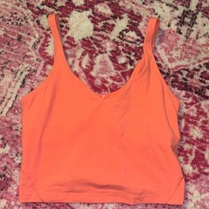 Rustic Coral Lululemon Align tank size 8